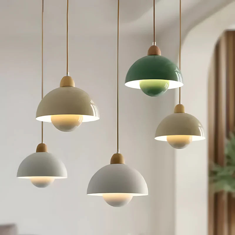 Amarelia Rustic Wooden Pendant Lamp for a Warm, Atmospheric Look