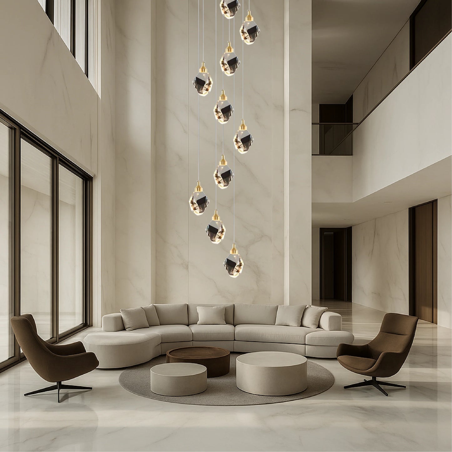 Aurevia Crystal Chandelier