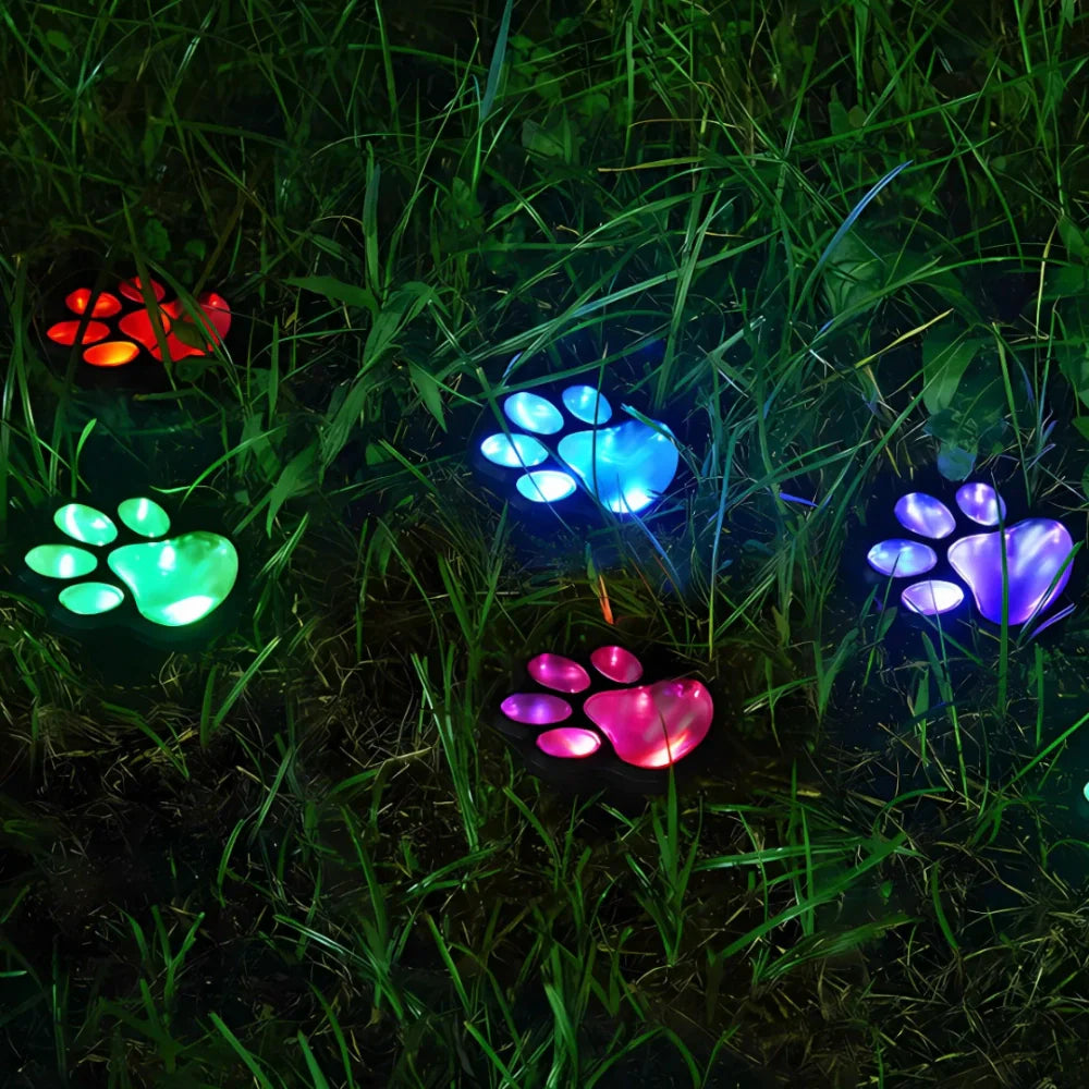 Dog Print Garden Light (3pcs)