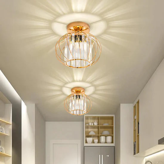 Panacea Modern Glass Ceiling Lamp
