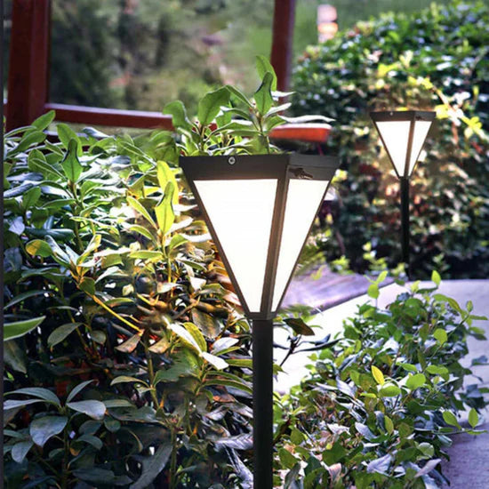 Brill Modern Solar Outdoor Lamp