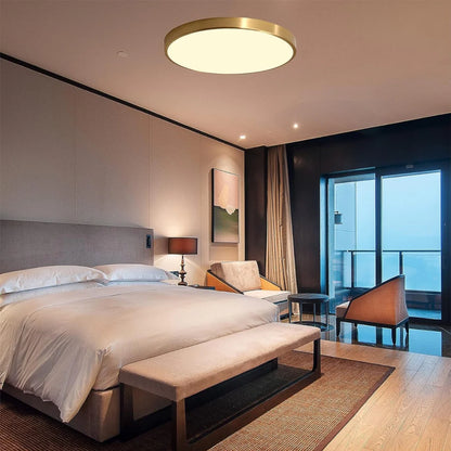 Icho Ultra-thin LED Ceiling Lamp Gold
