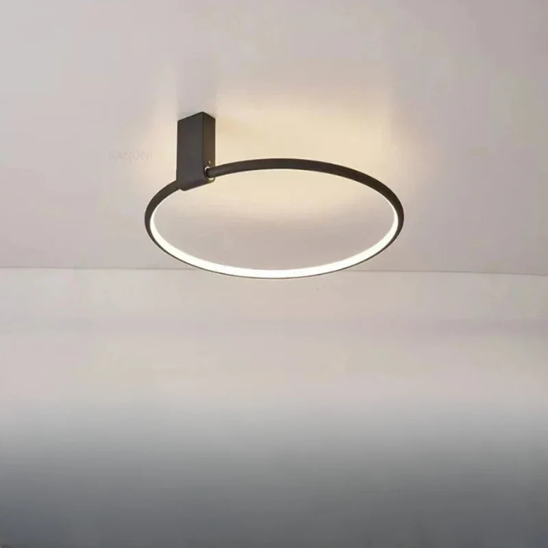 Aurenza Modern Round LED Ceiling Lamp for Living Room or Bedroom