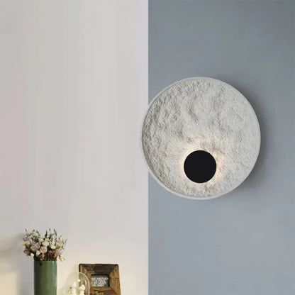 Rael Round Moon Ball Wall Lamp