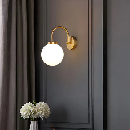 Licinia Wall Lamp with Glass Ball