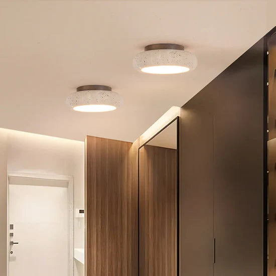 Rava Travertine Retro Ceiling Lamp
