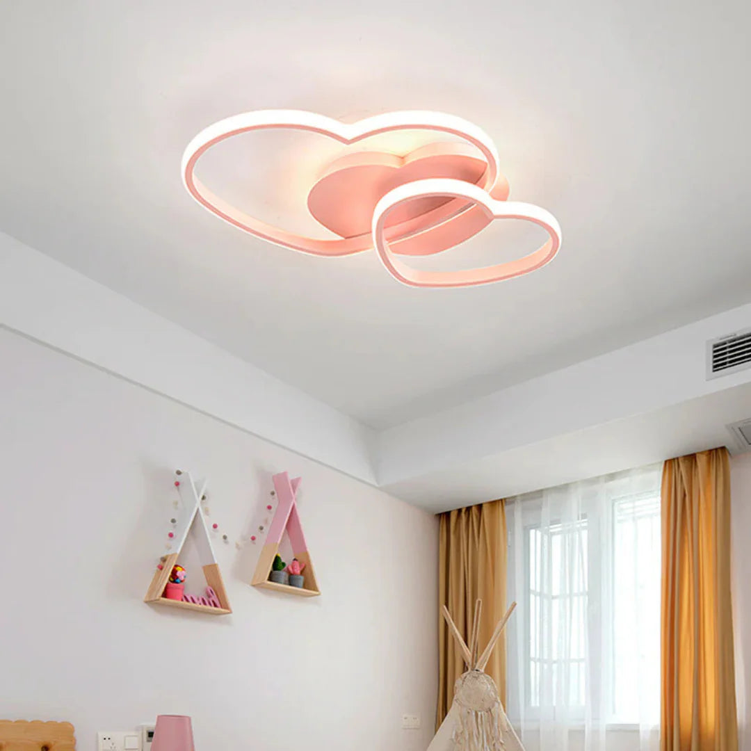 Heart Children's Room LED Ceiling Lamp