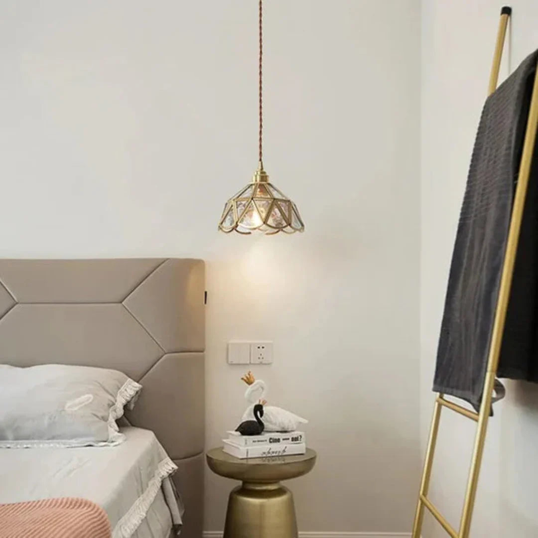 Brivon Design Hanging Lamp Stained Glass