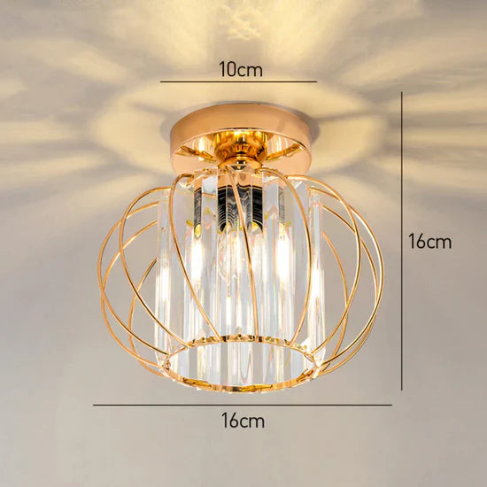 Panacea Modern Glass Ceiling Lamp
