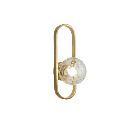 Ajax Luxury Glass Wall Lamp Indoor