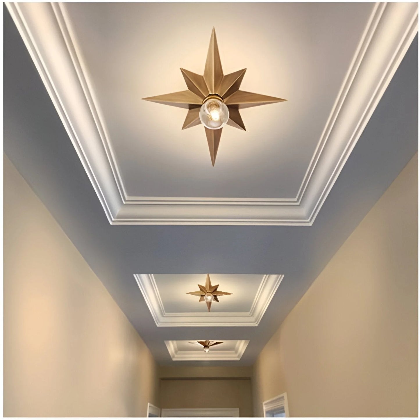 Alurea Modern Star Shape Ceiling Lamp