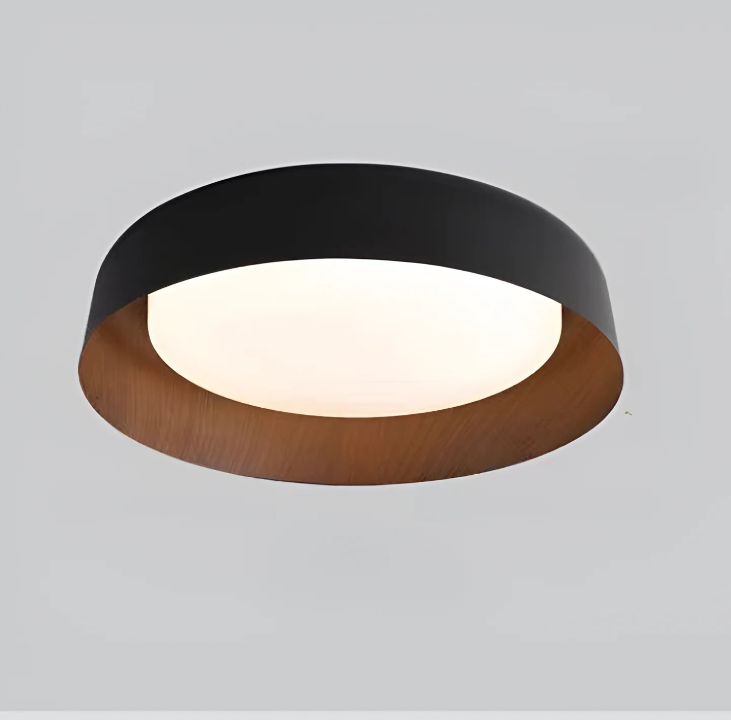 Virelia Wood Look Wabi Sabi LED Ceiling Lamp