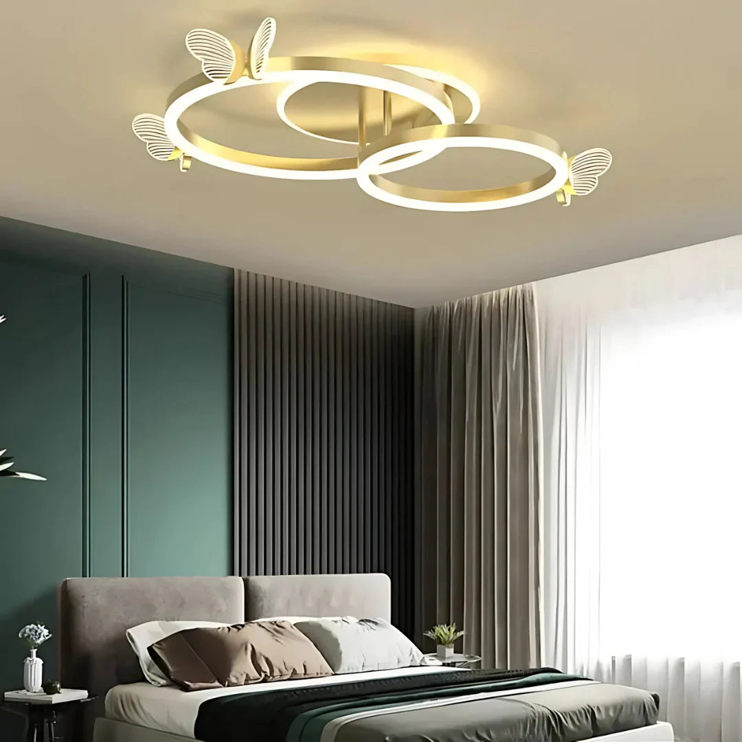 Butterfly LED Ceiling Lamp in Butterfly Design