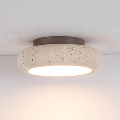 Rava Travertine Retro Ceiling Lamp