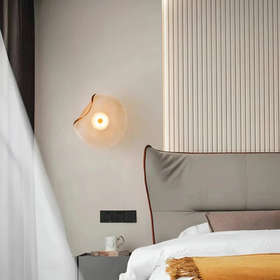 Ephyra Curved Glass Wall Lamp