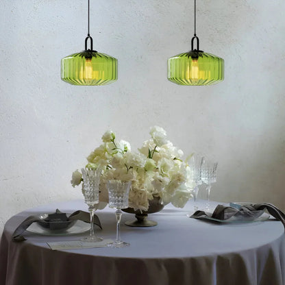 Mireta Retro Colored Glass Pendant Lamp