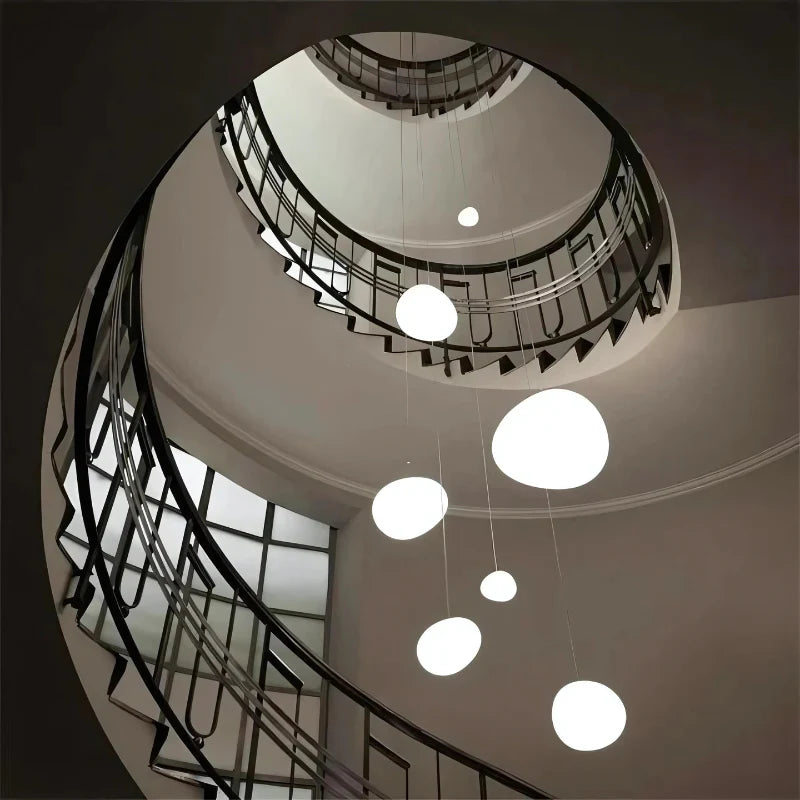Auralyne Glass Pebble Pendant Lamp