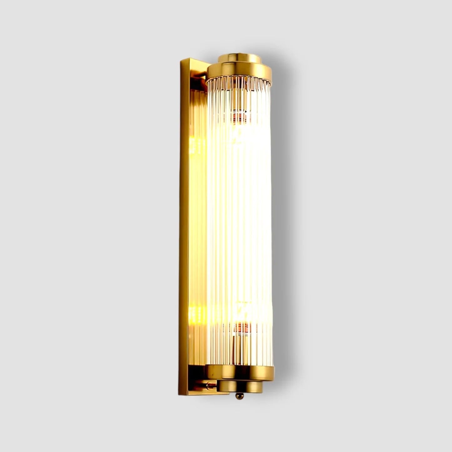 Elarisca Vintage Glass Wall Lamp with LED in Retro Style