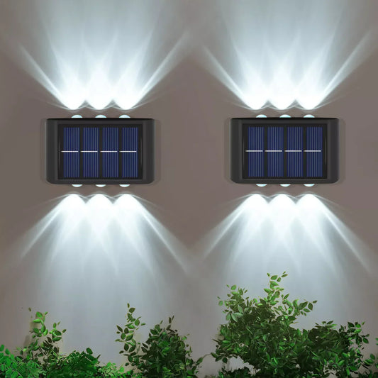 Solar LED Wall Lights (Pack of 2)