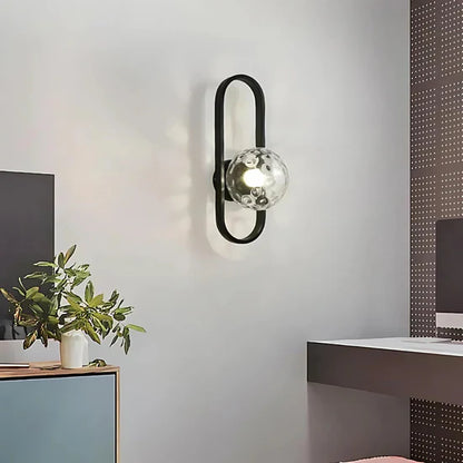 Ajax Luxury Glass Wall Lamp Indoor