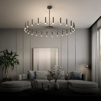 Clarona Elegant Chandelier with Candle Lights