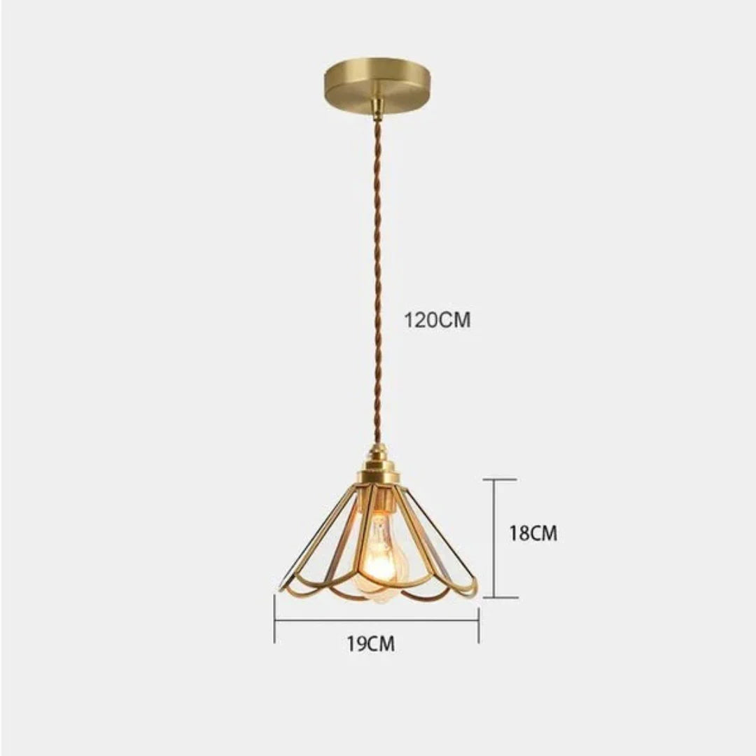 Brivon Design Hanging Lamp Stained Glass