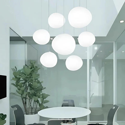 Auralyne Glass Pebble Pendant Lamp