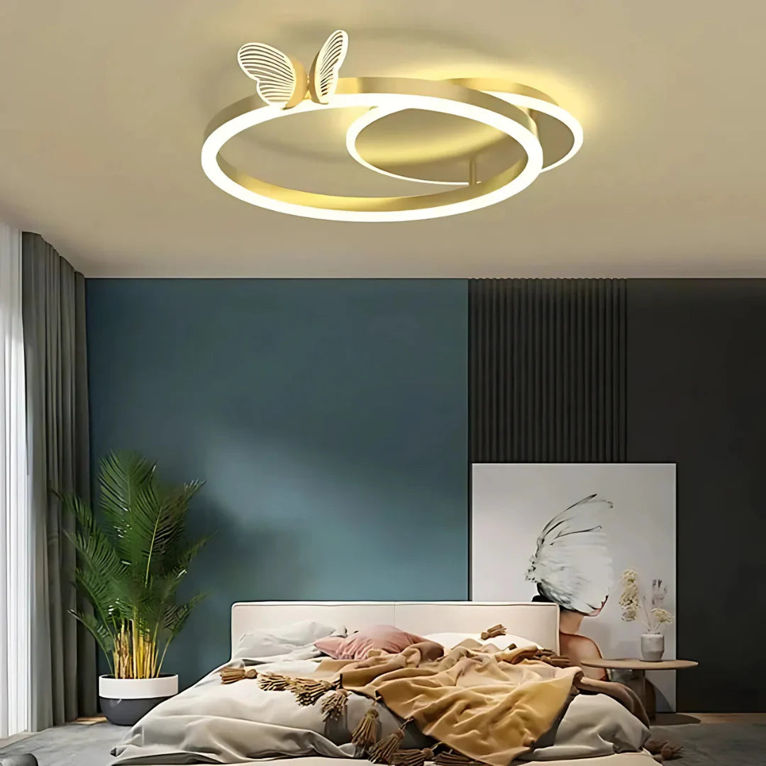 Butterfly LED Ceiling Lamp in Butterfly Design