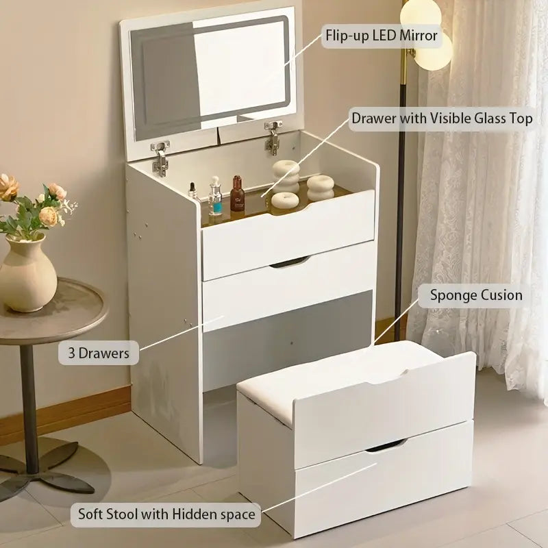 3-in-1 Vanity Desk
