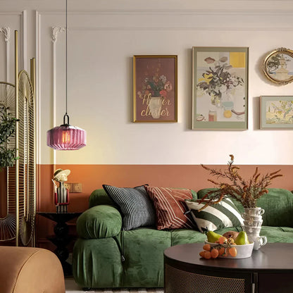 Mireta Retro Colored Glass Pendant Lamp