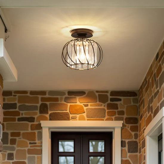 Panacea Modern Glass Ceiling Lamp