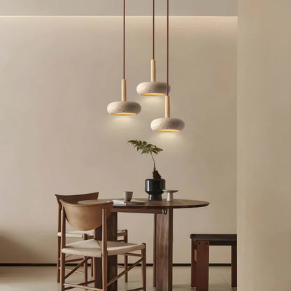 Faustina Travertine Pendant Lamp
