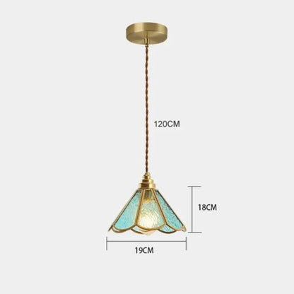 Brivon Design Hanging Lamp Stained Glass