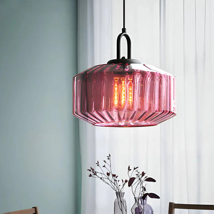 Mireta Retro Colored Glass Pendant Lamp