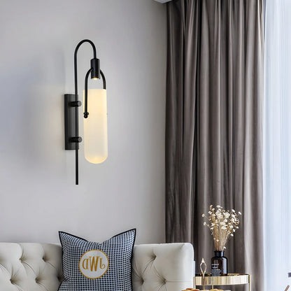 Orana Industrial Glass Wall Lamp