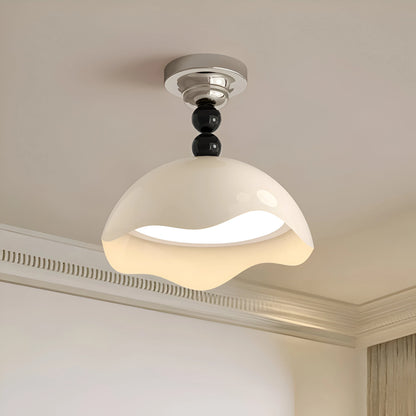 Rheana Modern Eggshell Cream Ceiling Lamp