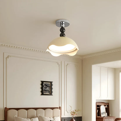 Rheana Modern Eggshell Cream Ceiling Lamp