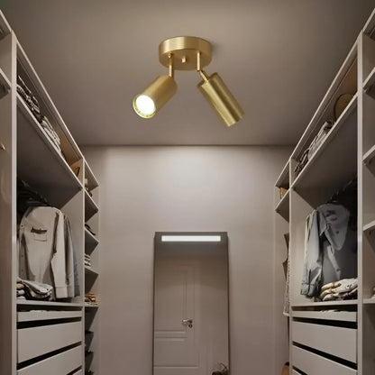 Tessera Brass LED Ceiling Lamp Modern Design