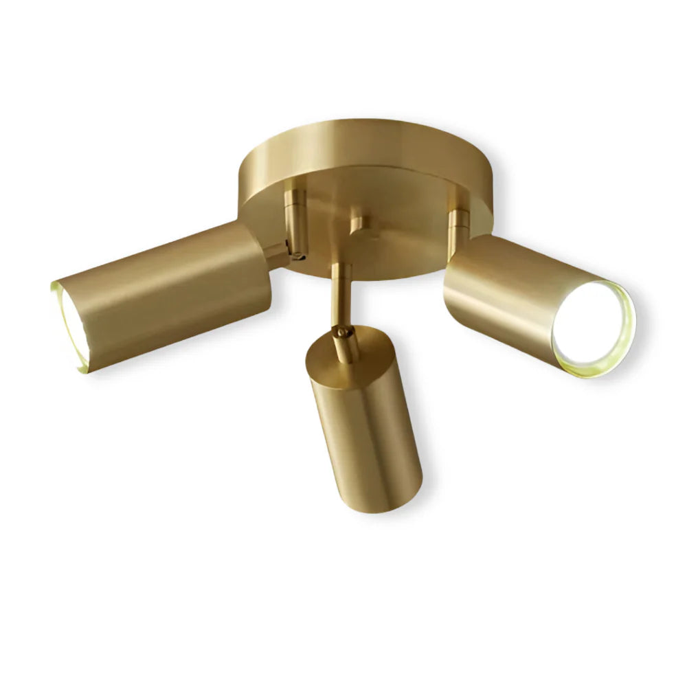 Tessera Brass LED Ceiling Lamp Modern Design
