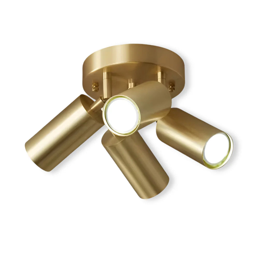 Tessera Brass LED Ceiling Lamp Modern Design