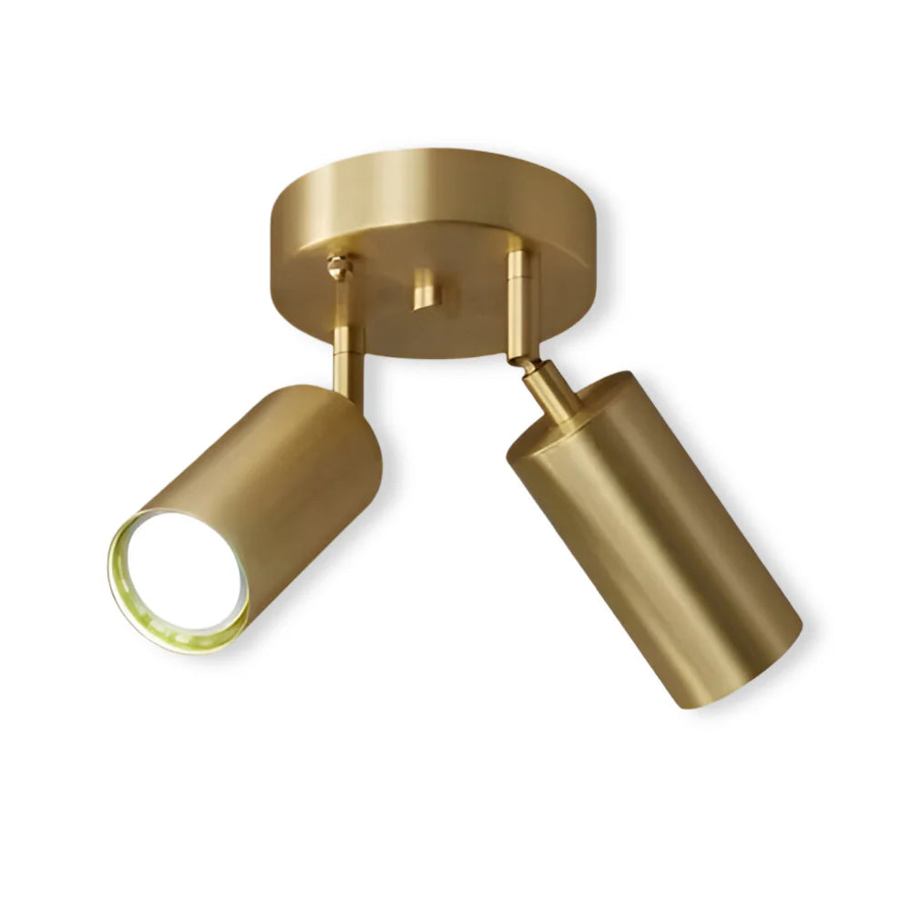 Tessera Brass LED Ceiling Lamp Modern Design