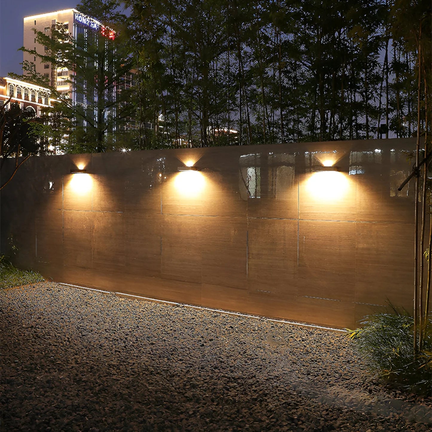 Solarae Modern Outdoor Wall Lamp with Sensor
