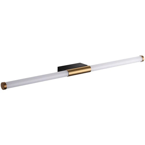 Veralyn Modern Gold-Colored LED Wall Lamp Rod Shape