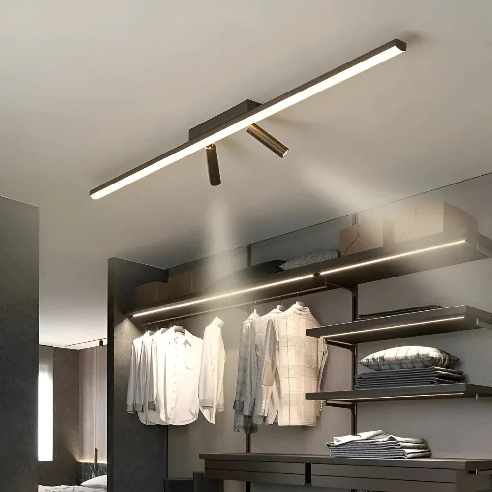 Acanthus Adjustable LED Rail Spot Ceiling Lamp