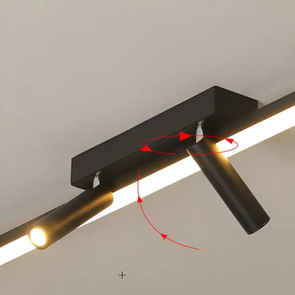Acanthus Adjustable LED Rail Spot Ceiling Lamp