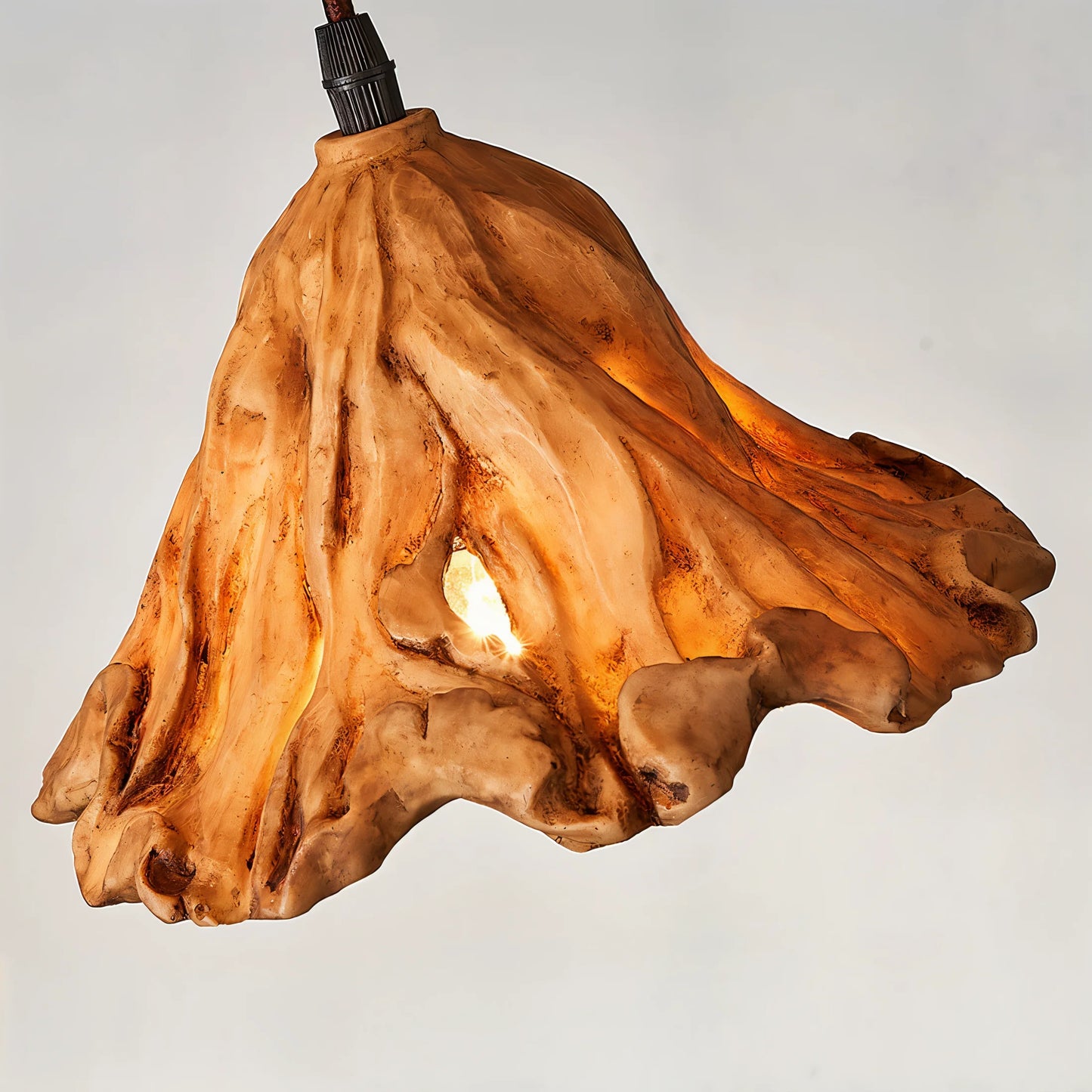 Cirenna Artistic Resin Pendant Lamp with Volcanic Design