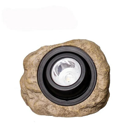 Aureline Solar Outdoor Stone Look Lamp