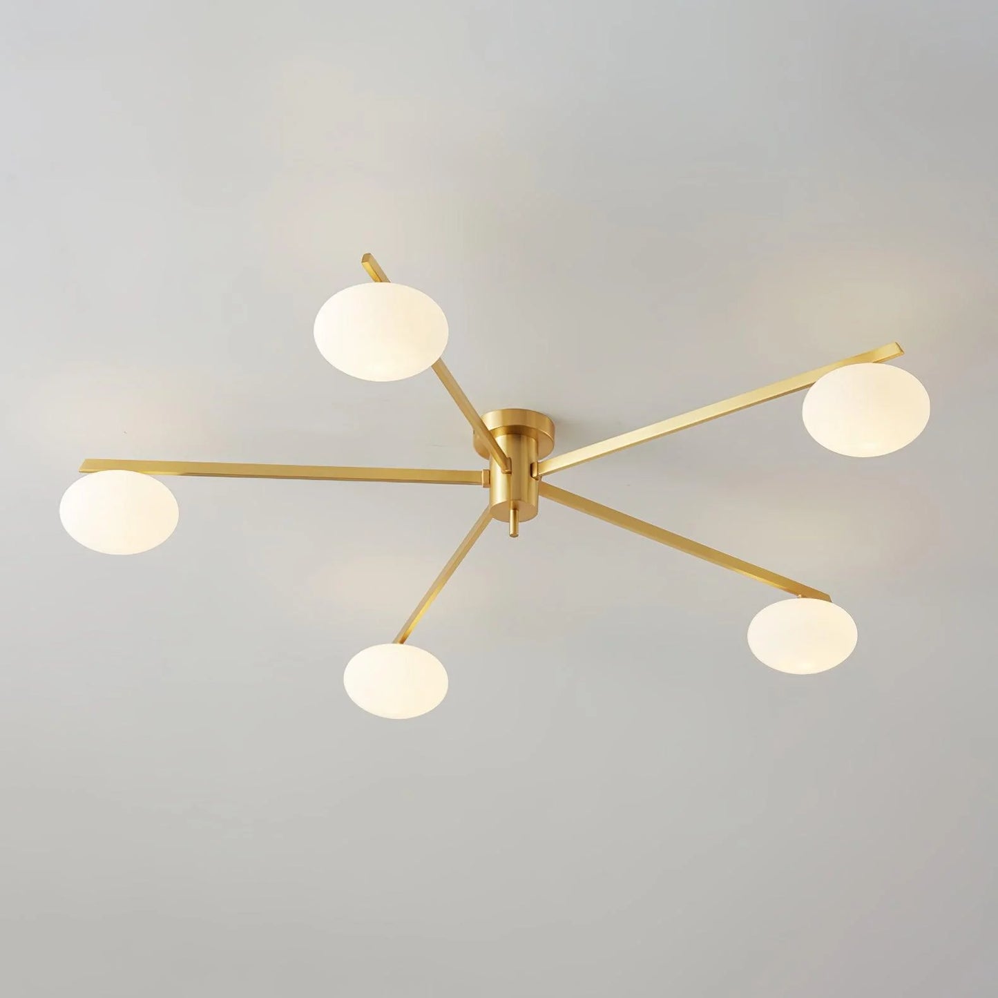 Drusilla Minimalist Scandinavian Glass Ceiling Lamp