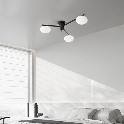 Drusilla Minimalist Scandinavian Glass Ceiling Lamp