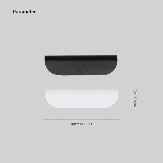 Astoria Modern Curved Outdoor Wall Lamp